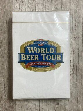 Vintage Old Chicago World Beer Tour Playing Cards - Sealed